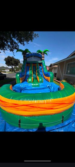 Water slides jumper waterslide jumper