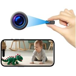 Wireless WiFi Spy 2K Ultra HD Mini Hidden Camera