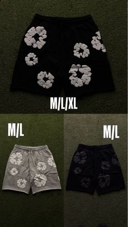 Denim tear shorts