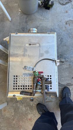 Noritz Tank less water heater.