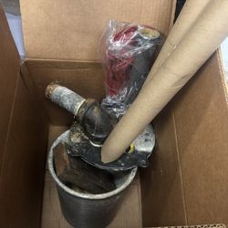 Used Plaster trap with bags, scrap metal 