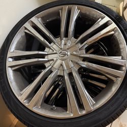 22" VCT WHEELS GRAVANO CHROME RIMS