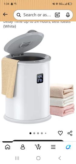 Large Towel Warmer for Bathroom, Luxury Hot Towel Warmer with Timer, LED Display Time and Temperature, Insulation Effect Up to 150 Minutes, Delay Time