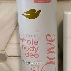 Dove Women's Whole Body Deodorant Cooling Spray Raspberry & Rose Aluminum Free 4 oz New