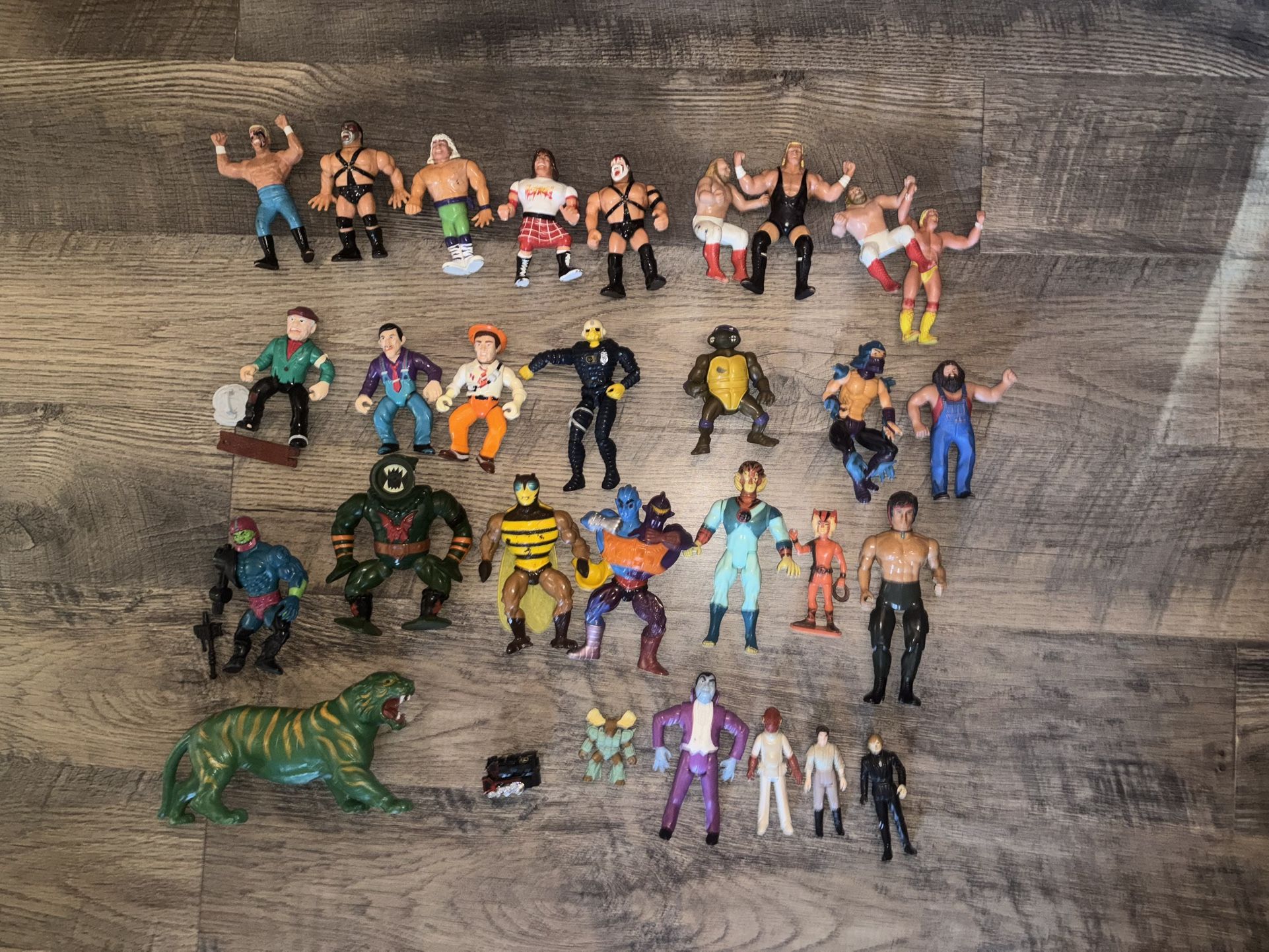 80s 90s Action Figures TMNT MOTU Wwf
