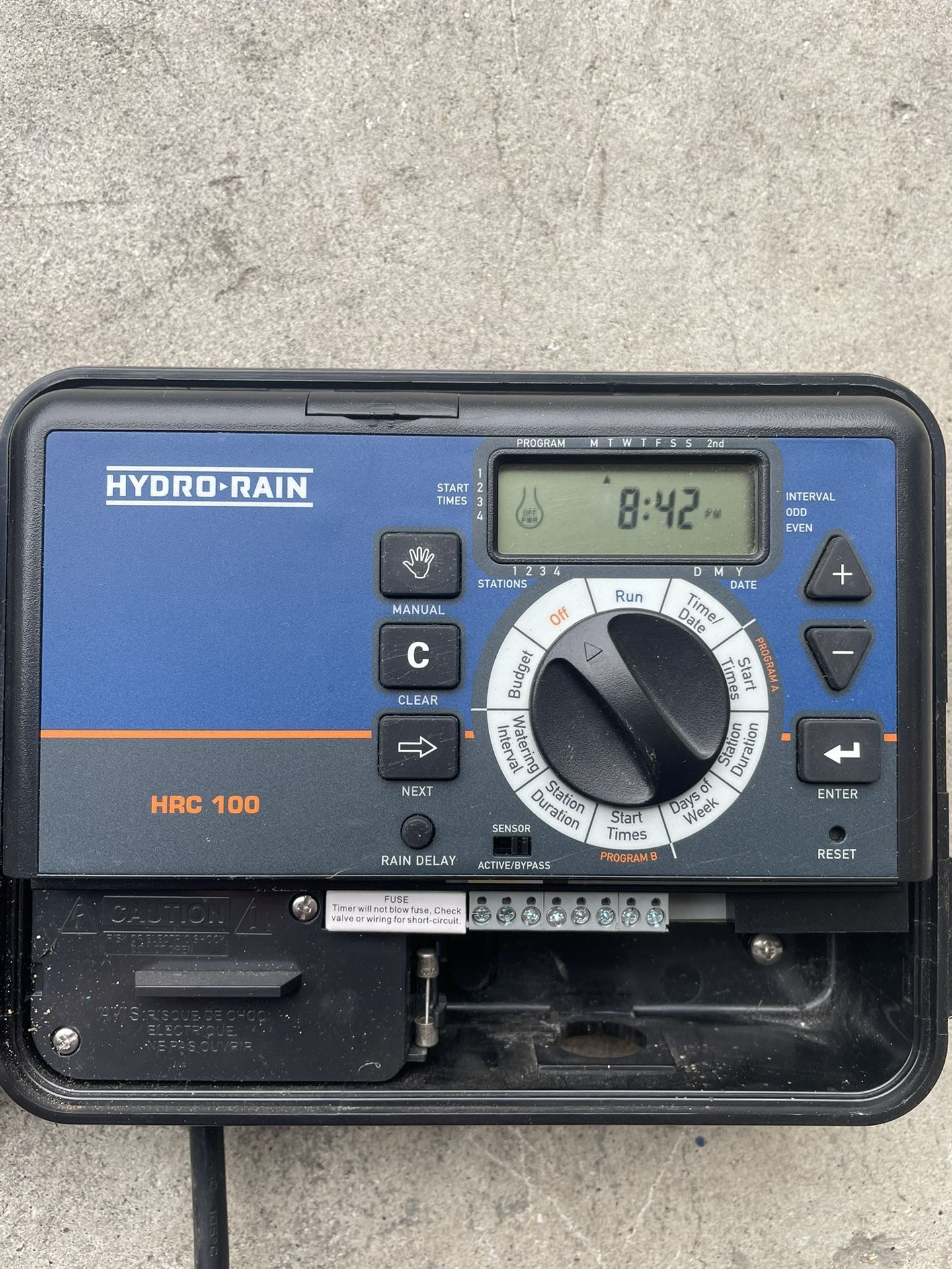 Hydro-Rain 4 Station Sprinkler Controller