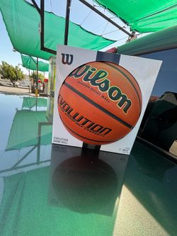 Wilson Evolution Indoor Game Basketball - Black, Size 7 - 29.5"