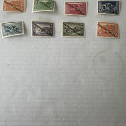 Albania 1924 Overprint Set Of Stamps Mint No Hinge 