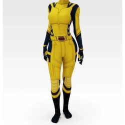 Wolverine Female Spandex Costume