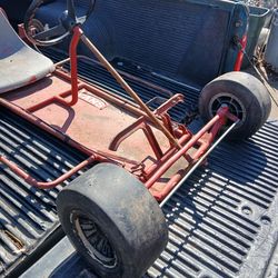 Vintage go kart frame
