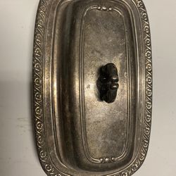 Silver plated Butter Dish