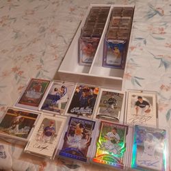 60 Autographed Baseball Cards, All In Plastic Protectors 