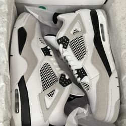 Jordan 4 Military Black 4 Size 12 New 