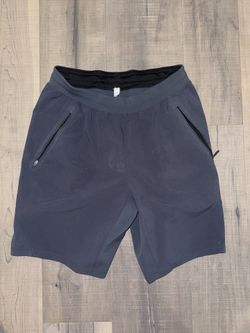 Grey Lululemon Licensed To Train Shorts L