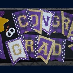 Congrats Grad banner and decor set!