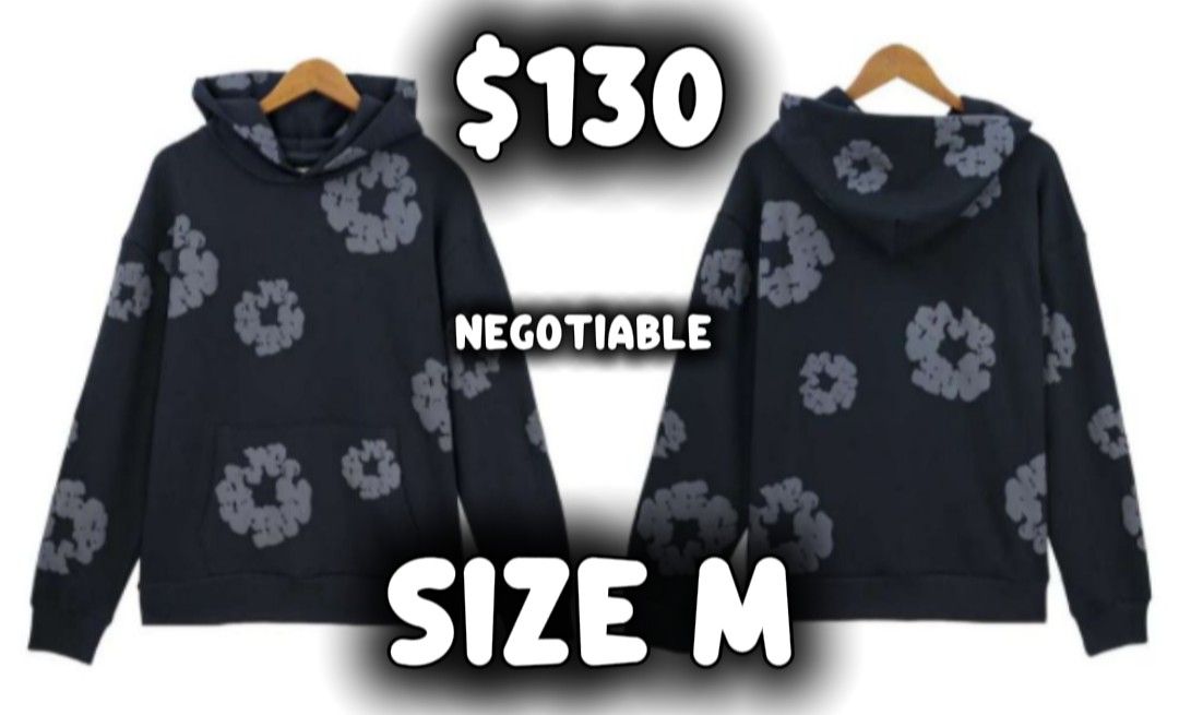 Denim Tear Black Hoodie