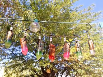 Sahuaro crystal keychain