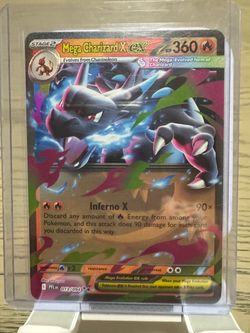 Pokémon Mega Charizard X ex 013/094 Phantasmal Flames Double Rare