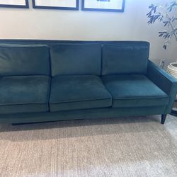 Velvet sofa