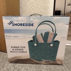 Beach Tote And Towel Set 