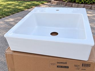 NEW IKEA DOMSJÖ Farmhouse Sink 25x27 + Cabinet – Discontinued – $175