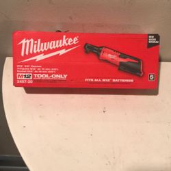 M12 Milwaukee 3/8” Ratchet (tool Only) Solo Herramienta No Viene Con Nada New 