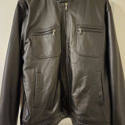 Men's 100% Vintage Leather Coat. 