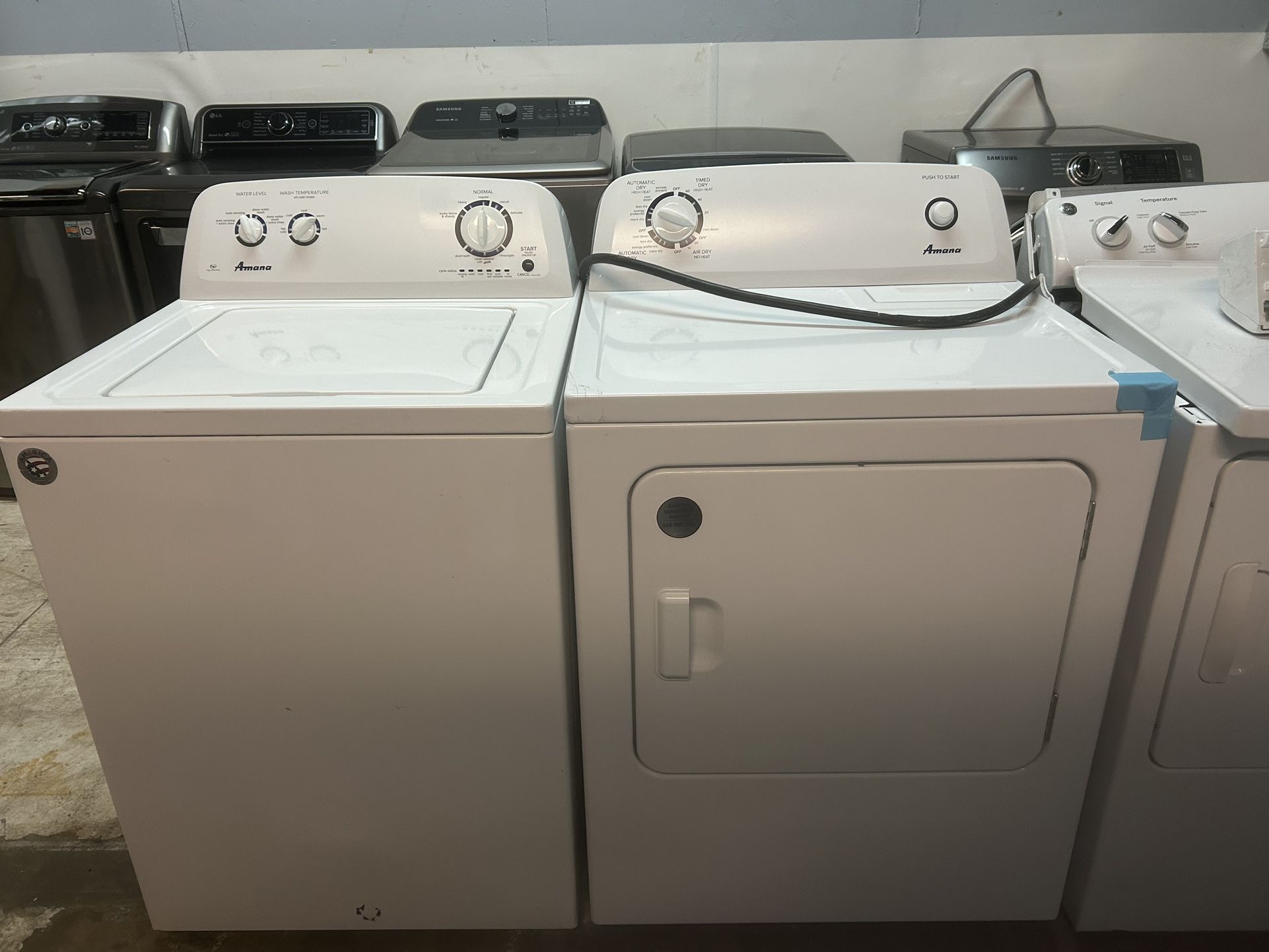 Amana Washer And Dryer Set 