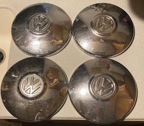 VW Bug 10” Hubcaps Vintage Set Of 4