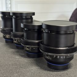 Zeiss Milvus Lens set (All f/1.4) EF mount