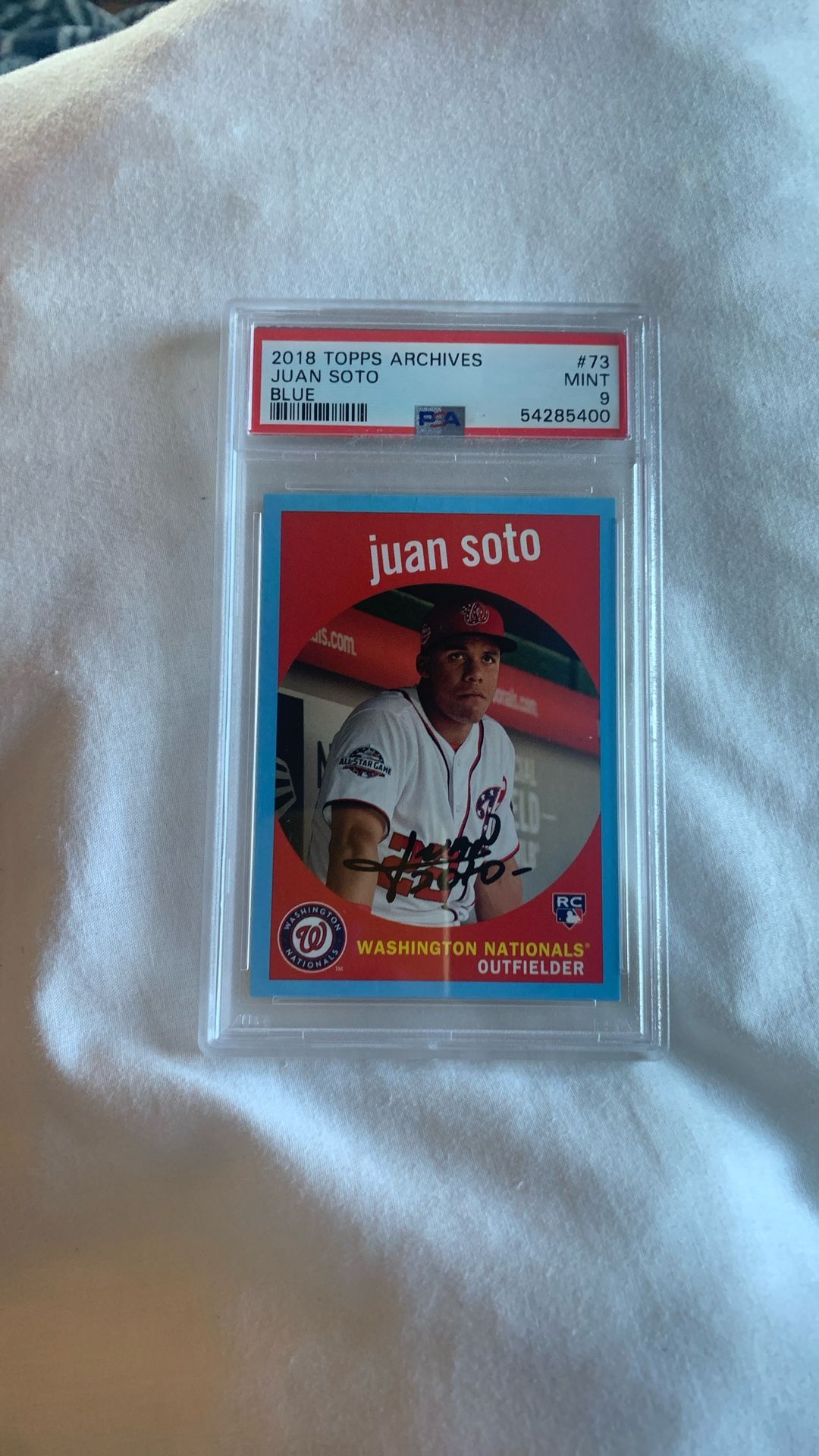 Juan Soto Rookie Trading Card