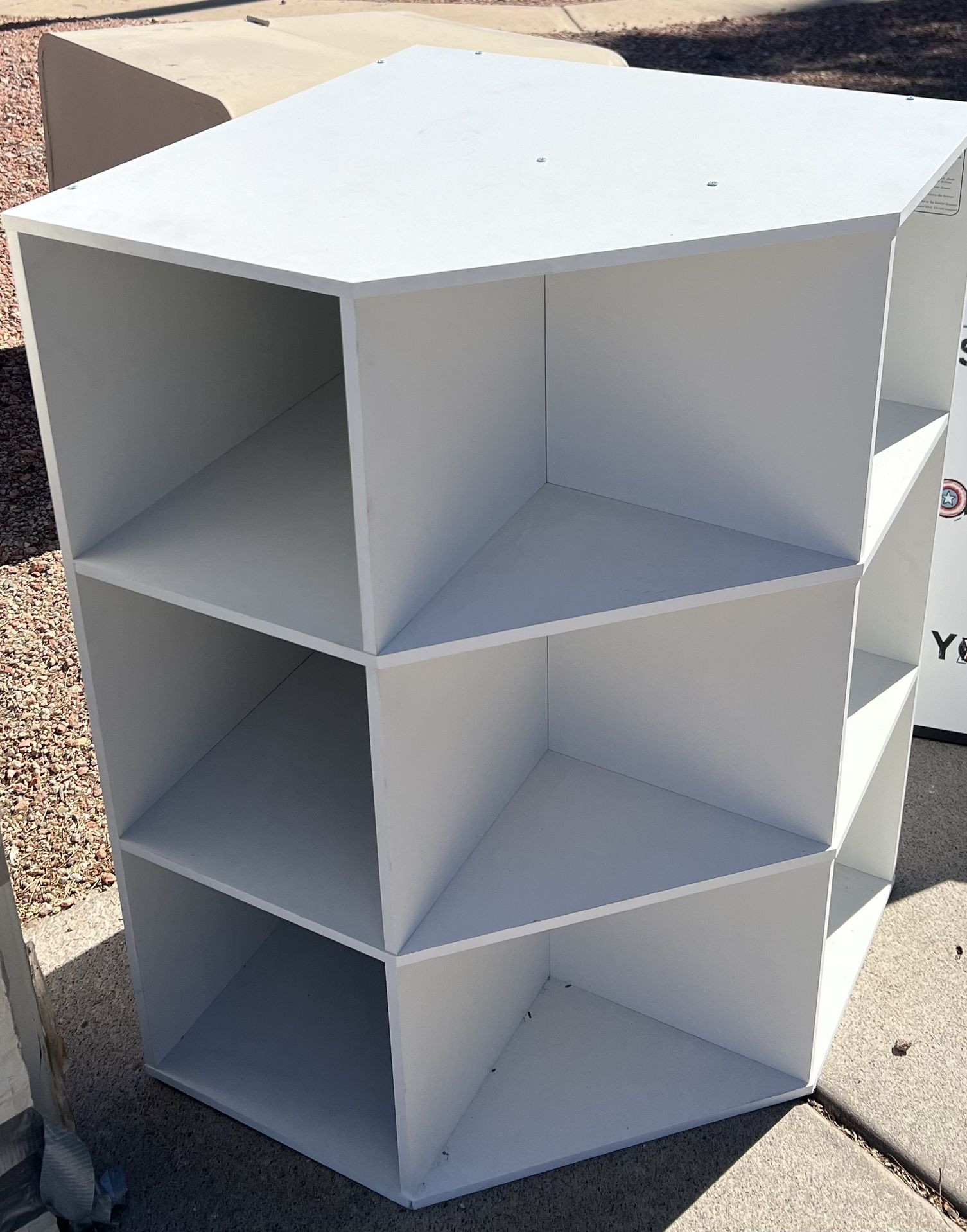 Corner 9 Cube Shelf