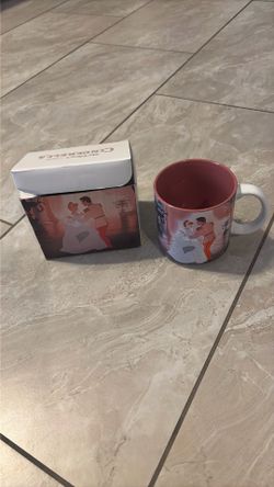 Vintage Cinderella Disney Prince Charming Dance Ball Mug Coffee Cup Tea Castle
