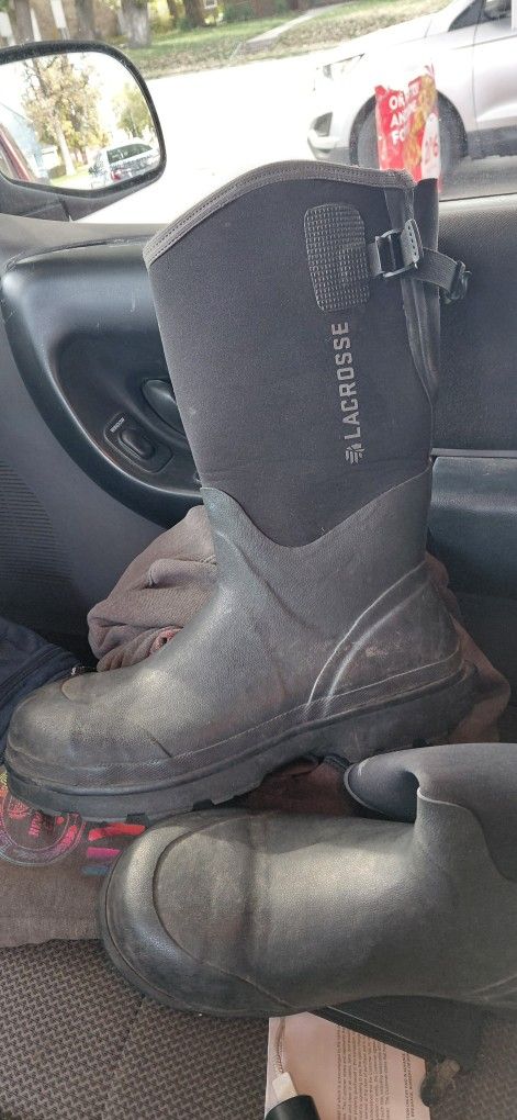 Lacross Alpha 14" Waterproof Comp. Toe Boots 