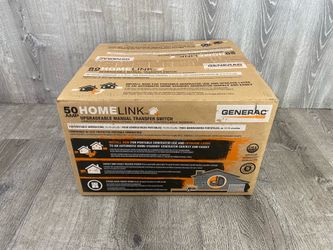 Generac 50-Amp HomeLink Upgradeable Manual Transfer Switch