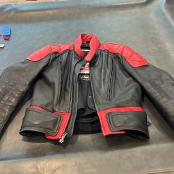 Hein Gericke First Gear Leather Motorcycle Jacket
