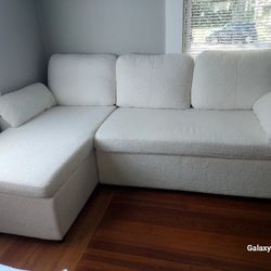 Brand New 2 In 1 Pull Out Sofa Bed With Storage Chaise
