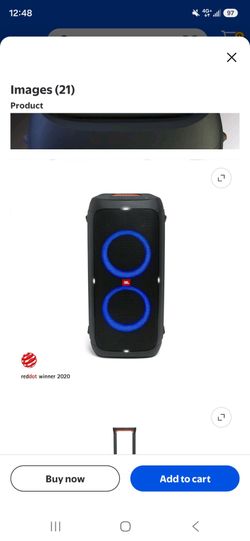 JBL310- Portable Party Speaker with LED Lights