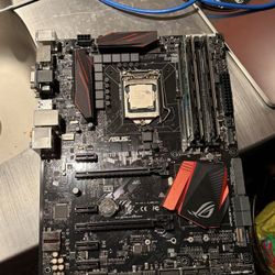 Motherboard With CPU And Ram