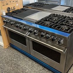 Viking 5 Series 60 Inch DUAL FUEL RANGE TRU CONVECTION LIKE NEW 