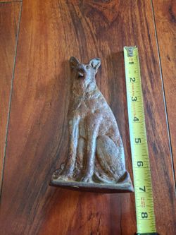 Vintage Cast Iron German Shepard Door Stop