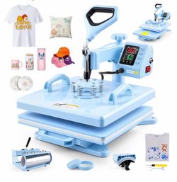 AKEY Heat Press Machine Combo Kit