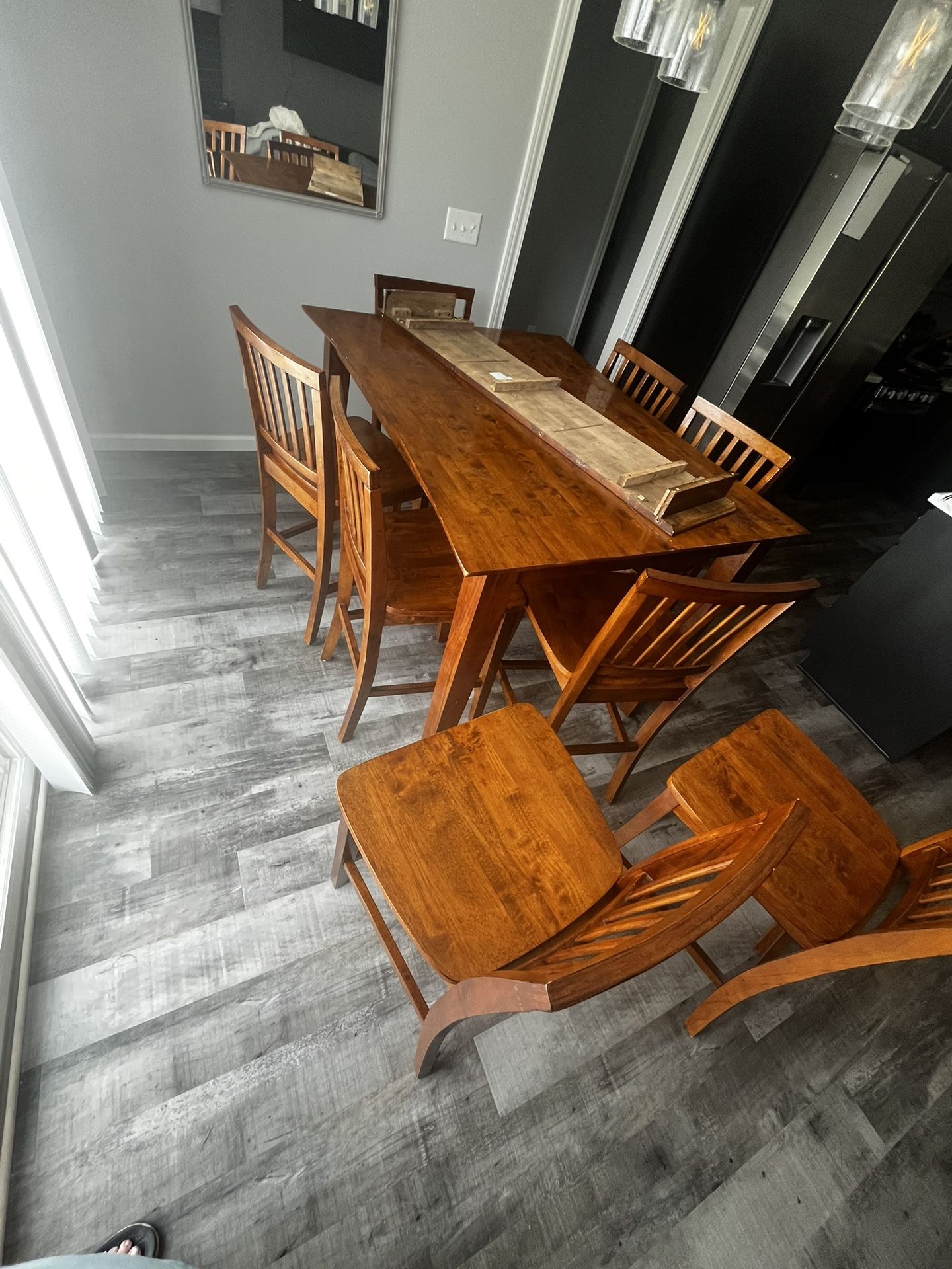 6/8 Person High Top Dining Table