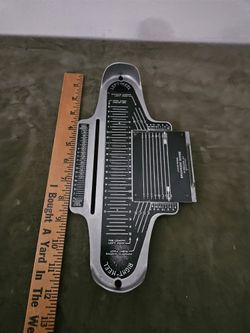 Vintage Brannock Device Foot Measuring Sizing Scale Tool 