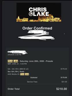 Chris lake tickets