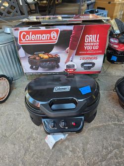 Brand new RoadTrip 225 Portable Tabletop Propane Grill with box by Coleman