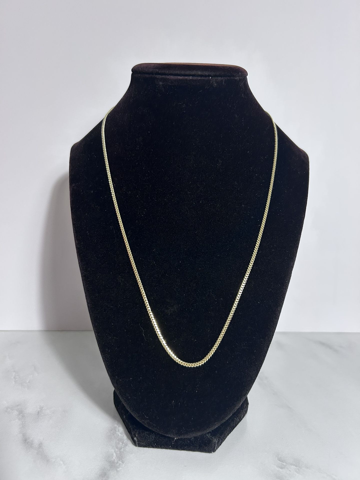 20” Cuban Gold Over Sterling Silver Sterling Silver