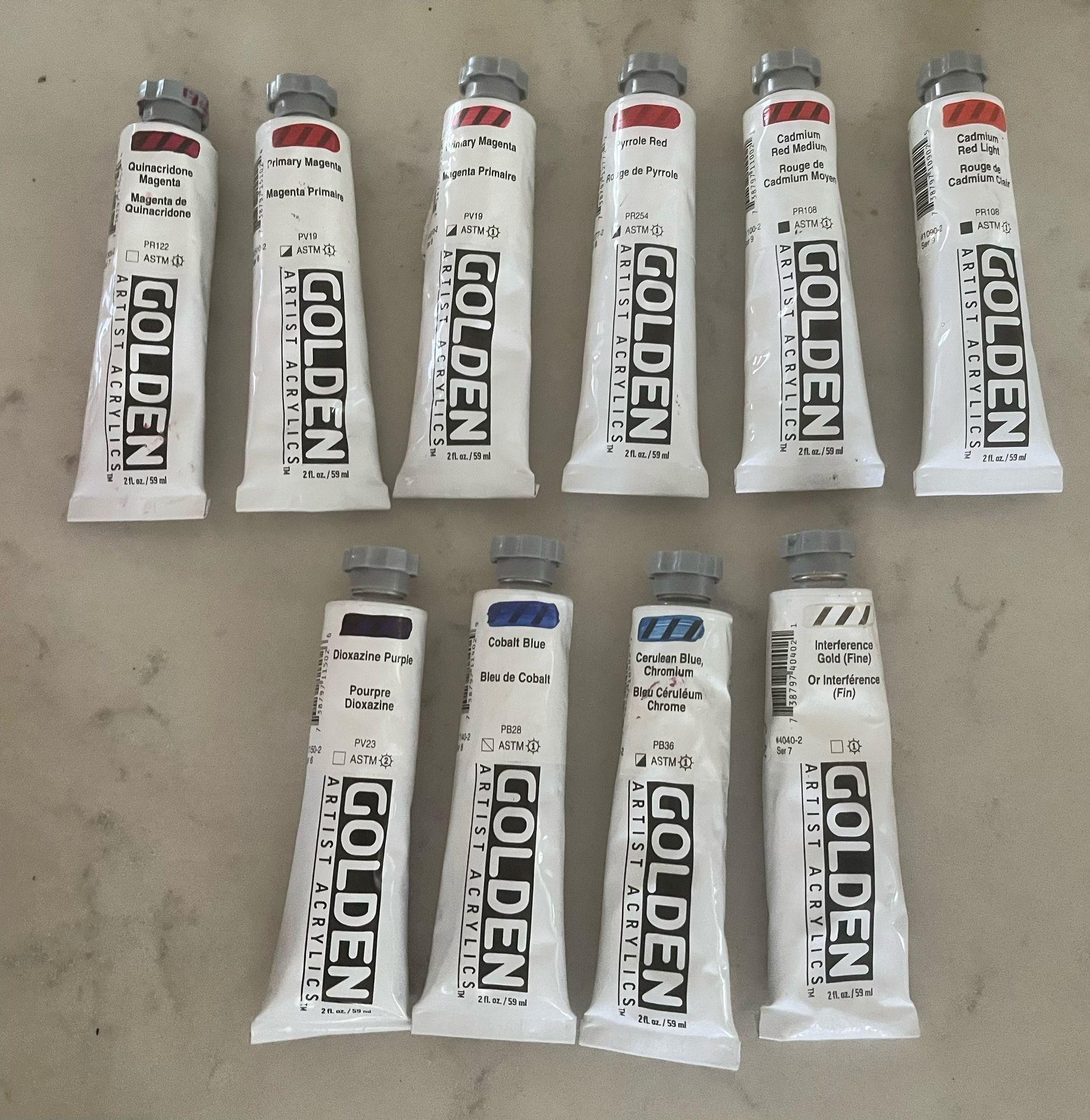 Golden Acrylic Paints