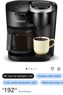 Keurig K-Duo Essentials K-Cup Pod Black