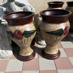 New Flower Pots Made Out Of Clay 